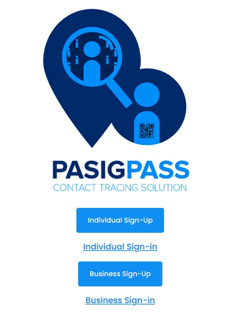 pasig pass sign in|Login .